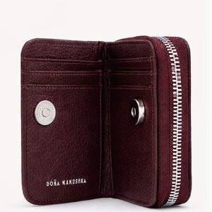 Billetera mediana Maddy Bordo